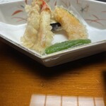 日本料理 雲海 - 蟹の天ぷら