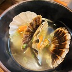 明石八 - イタヤ貝酒蒸し