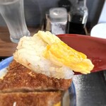 かつ丼 桜花 - 炊き加減良いご飯