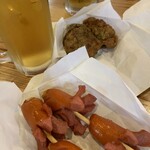 吉岡精肉店 - ビール(中ジョッキ)   600円