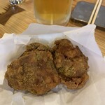 吉岡精肉店 - 若鶏の唐揚げ(和風カレー)    1ヶ140円