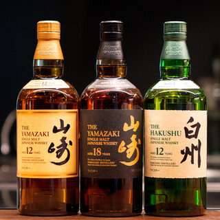 ワイン・国産ウイスキー・日本酒・クラフトコーラ等ドリンク充実