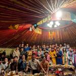 モンゴルレストラン シンキロー - 店内のお客さん全員で記念撮影