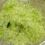 プラザホテル古川 - 千切りキャベツ