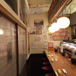 富久佳 - 立ち飲みと言いつつ腰掛アリ。