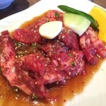 さんか亭 - 【2014年09月】薬念(ﾔﾝﾆｮﾝ)カルビのアップ、旨そう(^^ゞ