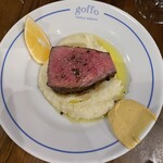 goffo - 溶岩石グリルのステーキ