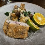 goffo - メカジキとマッシュルームのフリット