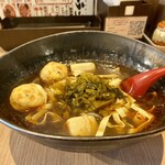 頂マーラータン - マーラータン２辛 がんもどき 豆腐干 高野豆腐 高菜 980円＋トッピング１個シール