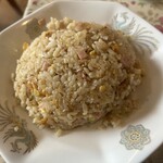 龍華園 - 半チャンラーメン（800円）のチャーハン