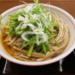 鼓志 - 【限定】三関セリ中華(特盛・手もみ太麺)