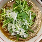鼓志 - 【限定】三関セリ中華(特盛・手もみ太麺)