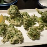 寿し処 今 - 菜の花の天ぷら