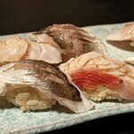 寿し処 今 - カマス炙り、金目鯛炙り