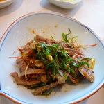 御田町 桃の木 - 前菜　砂肝酢の物