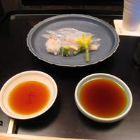 高台寺 和久傳 - 2009/7　鮎とイチボ肉をいただく