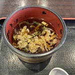 武蔵野うどん きやんち アグリパーク上里店 - 【2025.12.6(土)】冷木桶うどんのスープ