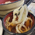 武蔵野うどん きやんち - 【2025.12.6(土)】麵をスープに付けた