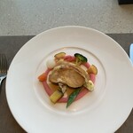 Dining & Bar TENQOO - 鶏の低温調理されたクリスマス仕様のお料理