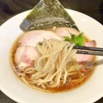 らぁ麺 飛鶏 - ■地鶏の生揚げ醤油そば　豚増し　1,600円
