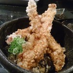 ちょっと小さな鶏ささみ天丼