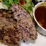 KITORA STEAK&SEAFOOD - きとら珈琲 ＠西葛西 肉汁溢れる牛粗挽きハンバーグとデミグラスソース