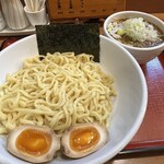 めん和正 - ✅つけ麺(1玉)¥950
      ✅味玉¥50
      　※今回も定番の『ネギ多め』も申告
