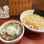 めん和正 - ✅つけ麺(1玉)¥950
      ✅味玉¥50
      　※今回も定番の『ネギ多め』も申告