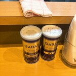 中華蕎麦 はる - 卓上