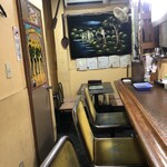 ロッダグループ - カウンターと奥のテーブルしかなかったかも、