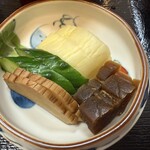 うなぎ 浜名 - 香の物は4品、奈良漬があるのは嬉しい