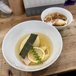 3931WORKS. - 味玉昆布水つけ麺 醤油