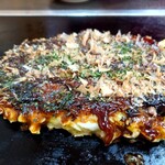 お好み焼き はやし - 豚イカ一面焼