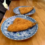 多田製麺所 - アジフライ。