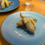 BurgerPOLICE - メヒカリのフリット：コースの１品