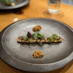 BurgerPOLICE - 深谷ネギのグリル：コースの１品