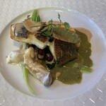 JOY味村 - 鮑のスライスが乗っています