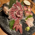 目黒川魚金 - 魚金名物 刺身の盛り合わせ 一人前1320円