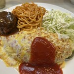 むさしや - オムライスとミニハンバーグ❣️