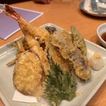 なのはな亭 - 天ぷら盛り合わせ