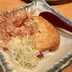 なのはな亭 - そば豆腐の厚揚げ