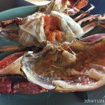 割烹旅館　志みず - 2014.11.24(月・祝)13時　昼飯1万円也(^o^)/　飲物別　焼渡り蟹と鯖が絶句！
      漬物、もろみアイスも絶品