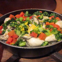 あざみ野 割烹 SEKIDO - 牡蠣と大根菜の炊き込みごはん
