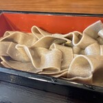 そば芳 - たすき。幅広麺好きの僕にとっては！