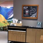 スターバックスコーヒー - 店内（こちらにも黒板アートが、、）