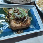 味の蔵どんつく - 揚げ焼き豆腐