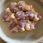 ろばたやき山ろく - ハツ塩焼き