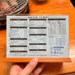 炭火焼肉・ホルモン モツの関ちゃん - 