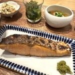 かくしか食堂 - 炭焼塩鮭