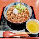 武蔵野 本店 - ごぼう天そば￥780   麺は細めで出汁が美味い。やや小さめに刻んであるごぼう天麩羅が美味しい。こちらの蕎麦は県内でも五本の指に入ると思っていて、夫婦でファンです。
